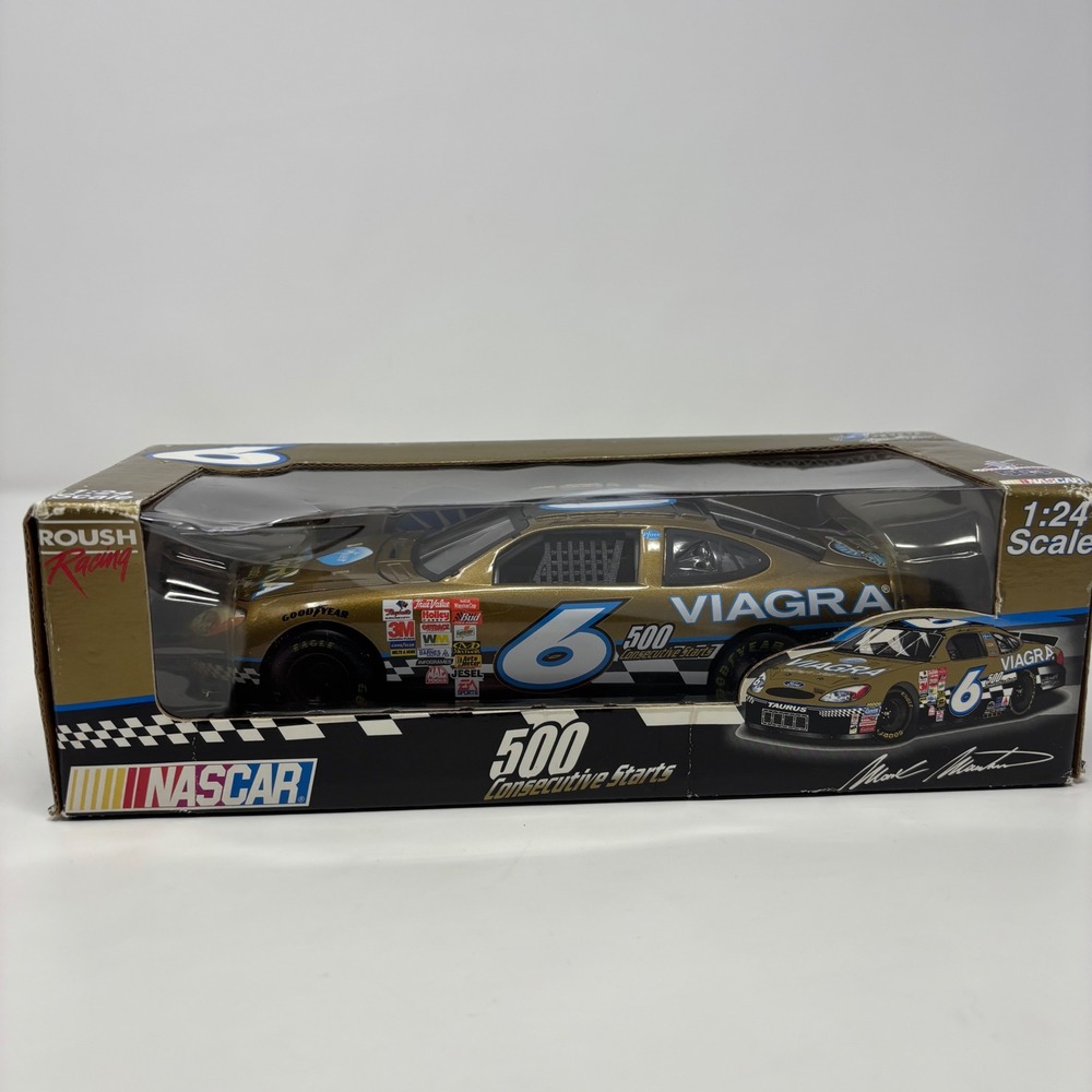 NASCAR Mark Martin Limited Edition #6 500 Consecutive Starts Ford Taurus 1:24